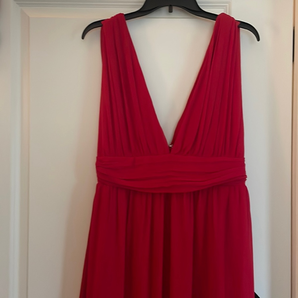 Heavenly Hues Red Maxi Dress Brand new never worn red lulu’s dress